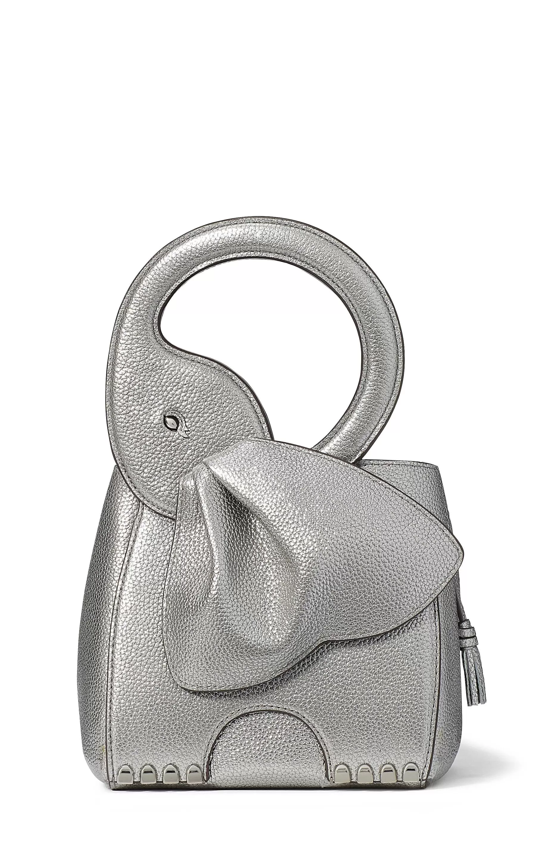 Ellie Metallic 3D Elephant Top-Handle Bag^Kate Spade Clearance