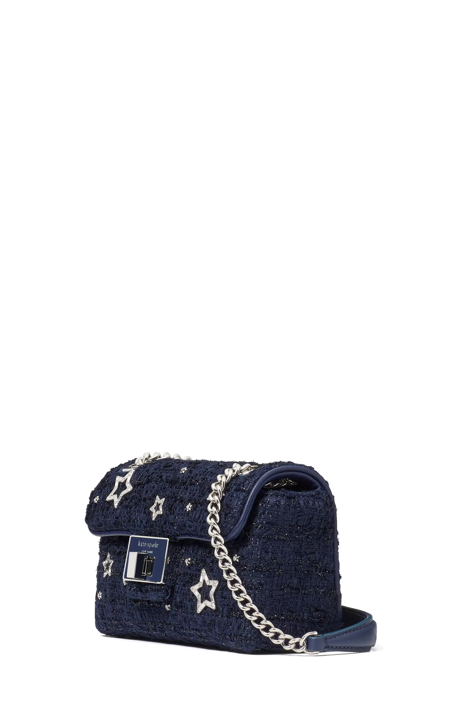 Evelyn Embellished Tweed Fabric Small Shoulder Crossbody^Kate Spade Shop