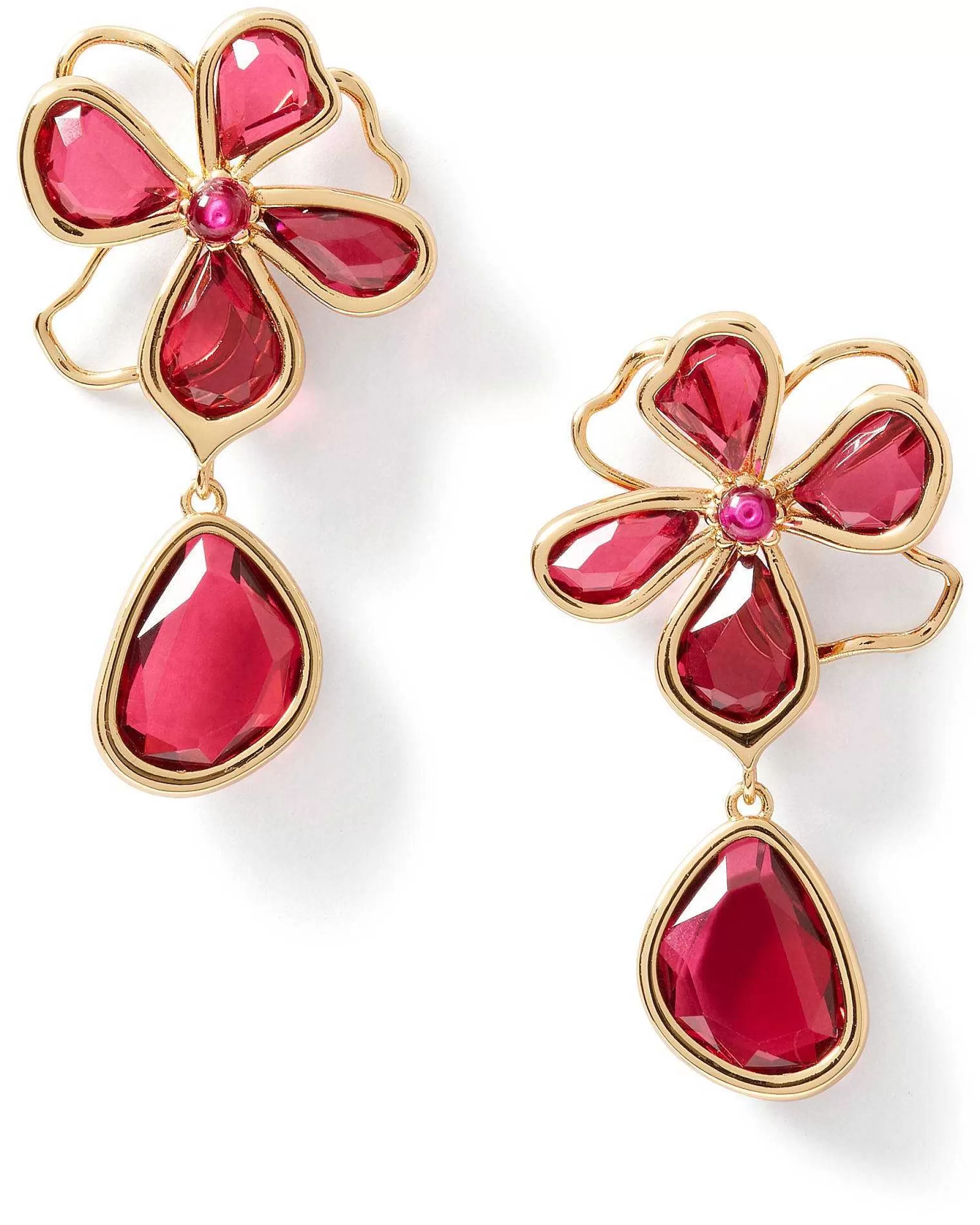 Floral Shimmer Drop Earrings^Kate Spade Shop