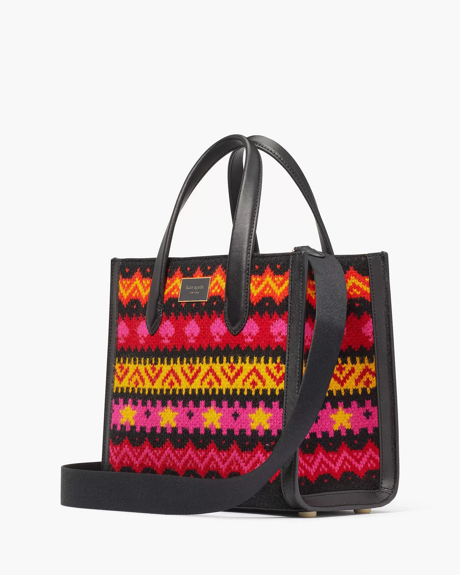 Manhattan Carnival Fair Isle Sweater Knit Small Tote^Kate Spade Outlet