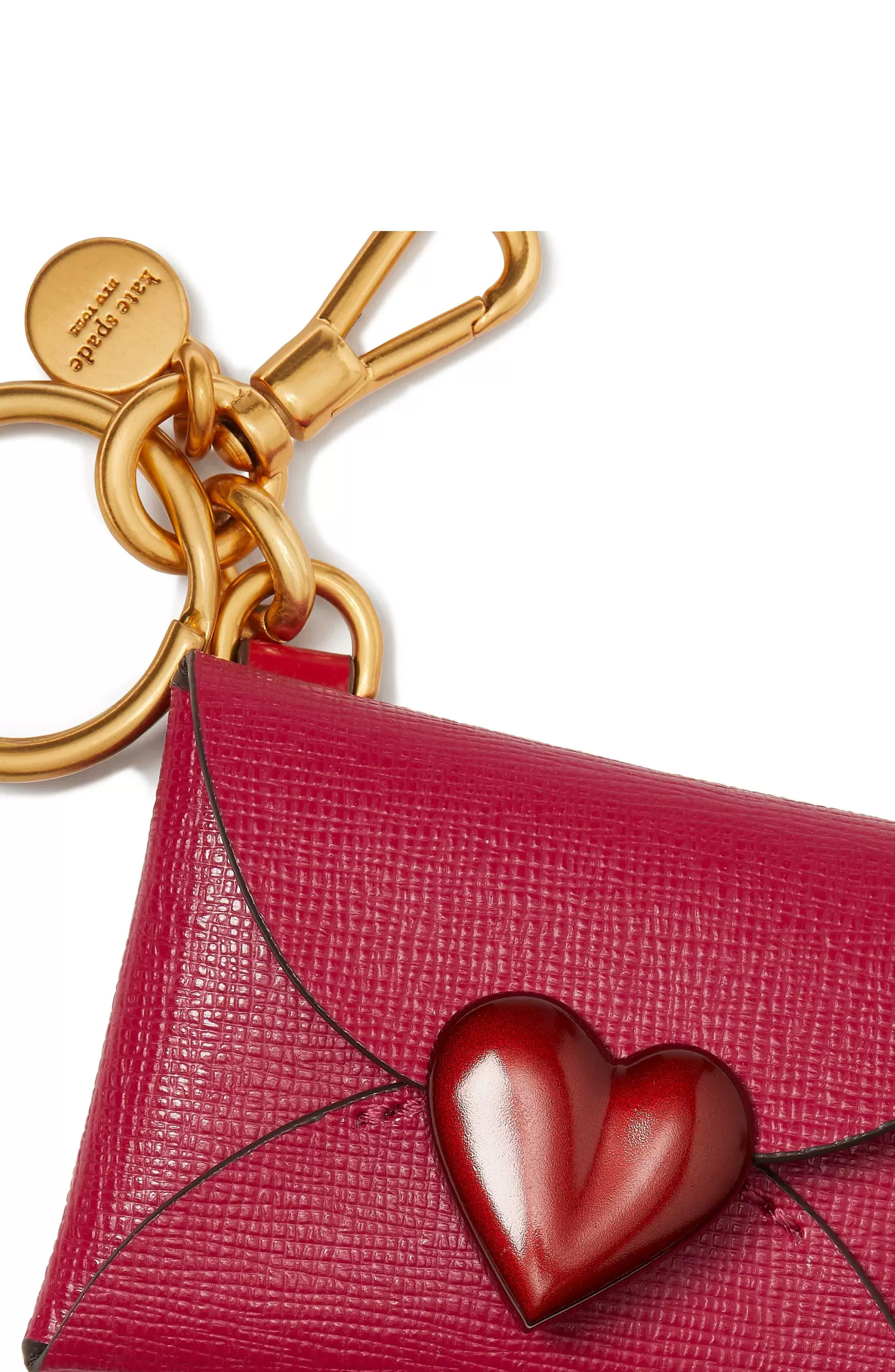 Pitter Patter Saffiano Leather Key Fob^Kate Spade Online